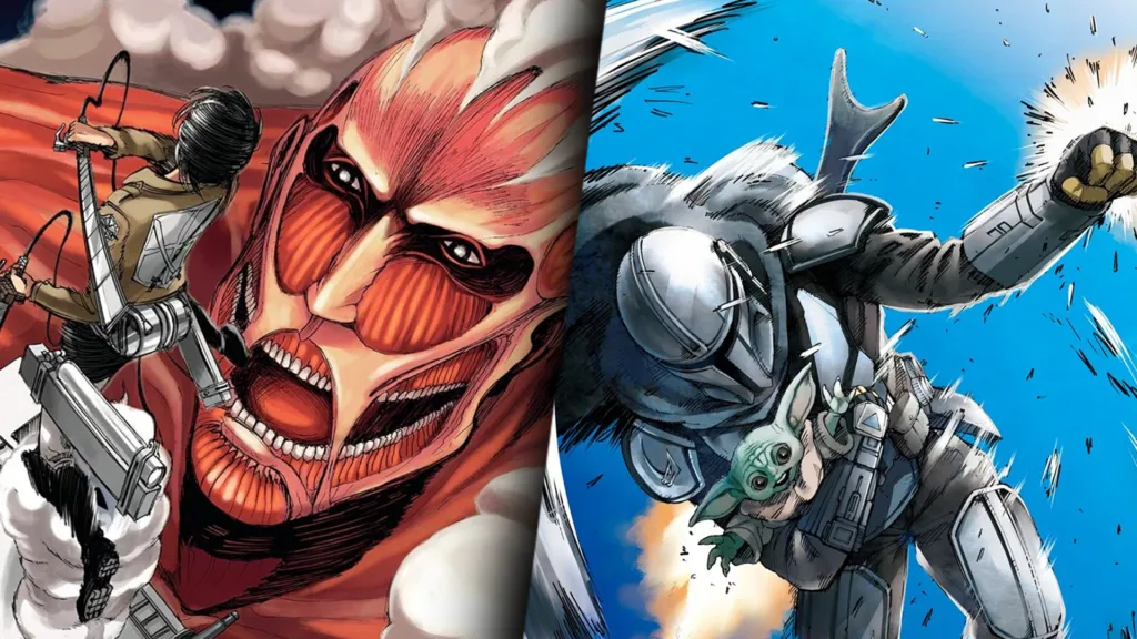 Titan Creator Hajime Isayama Star Wars: The Mandalorian & Grogu Illustration