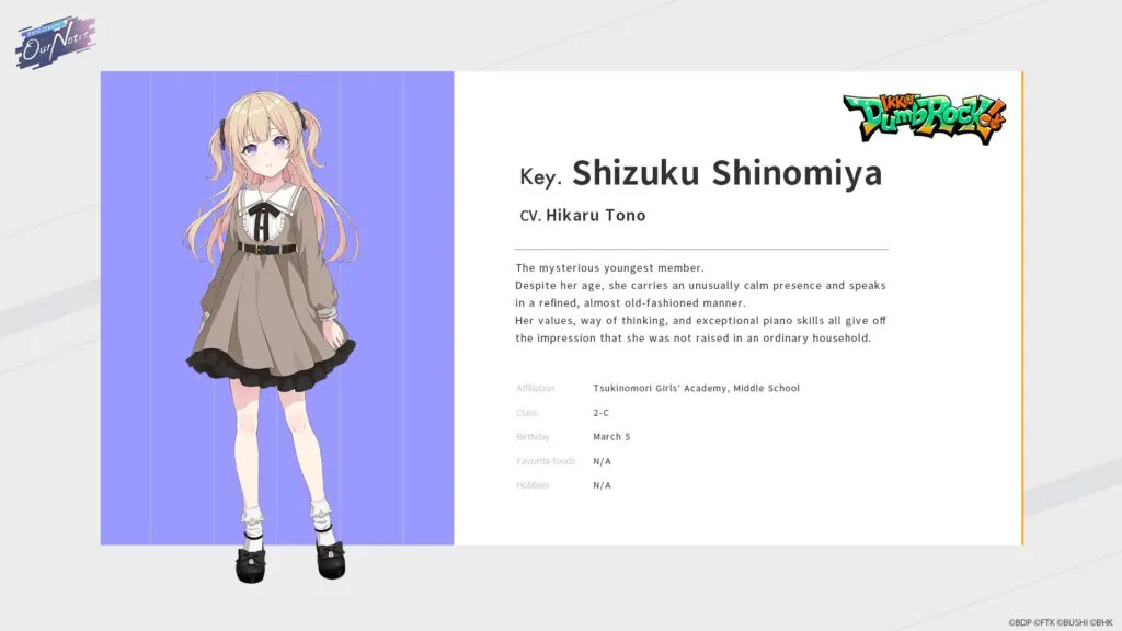 Our Notes ikka dumb rock shizuku