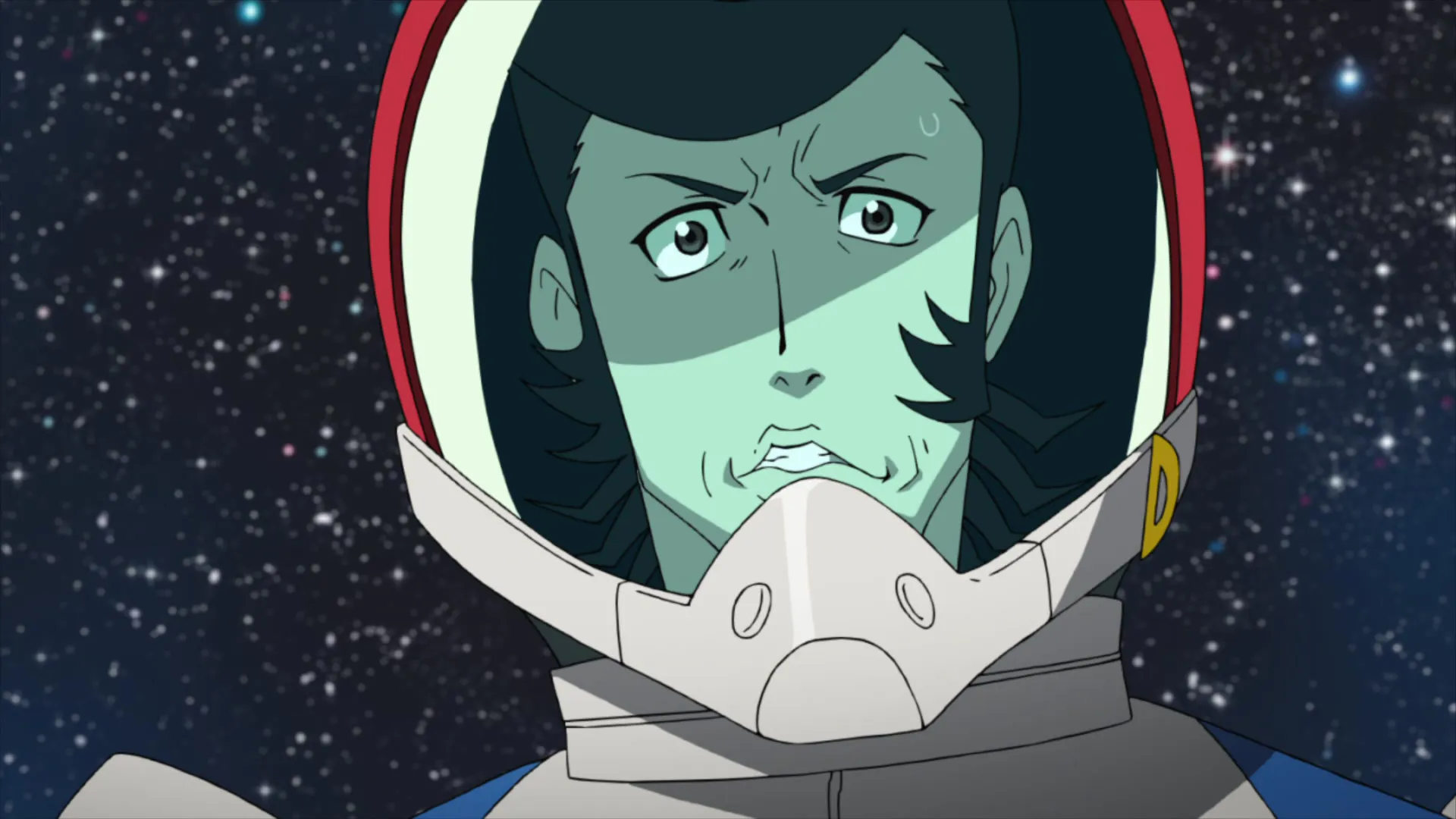 space-themed anime; Space Dandy screenshot