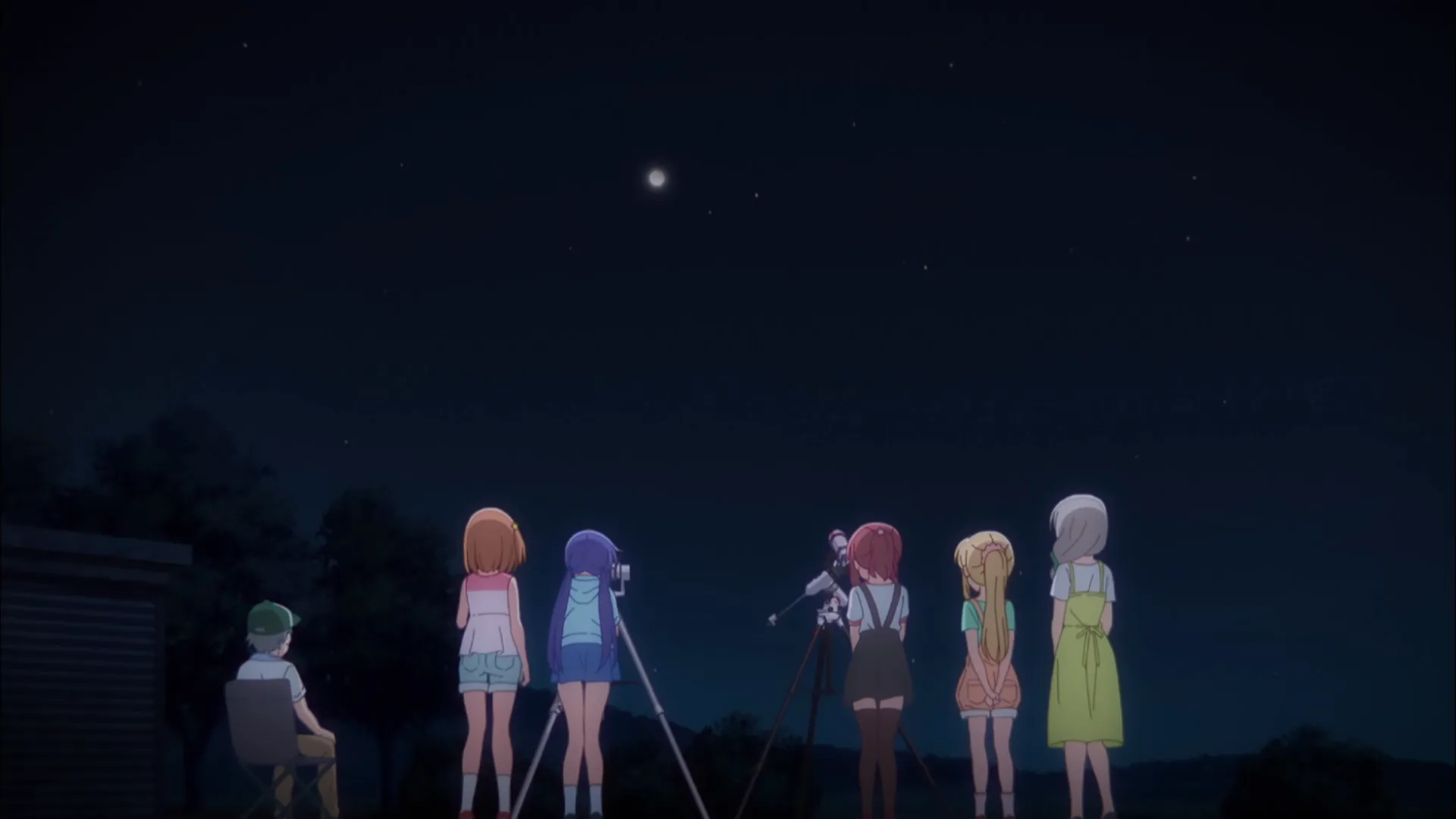 space-themed anime; Asteroid in Love screenshot