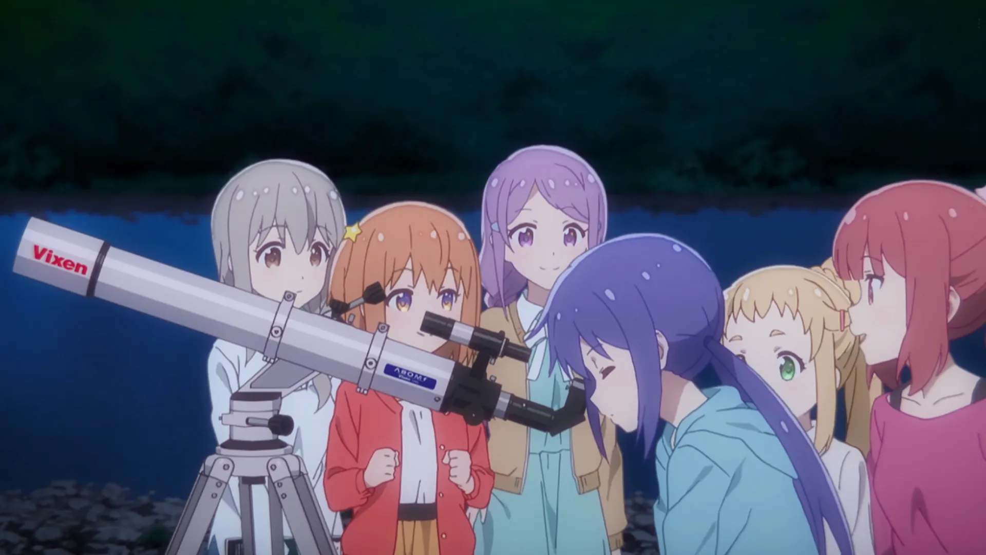 space-themed anime; Asteroid in Love screenshot