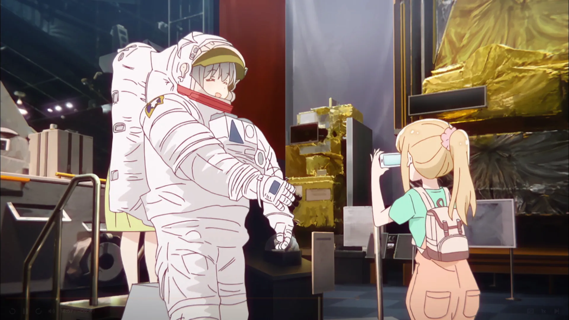 space-themed anime; Asteroid in Love screenshot