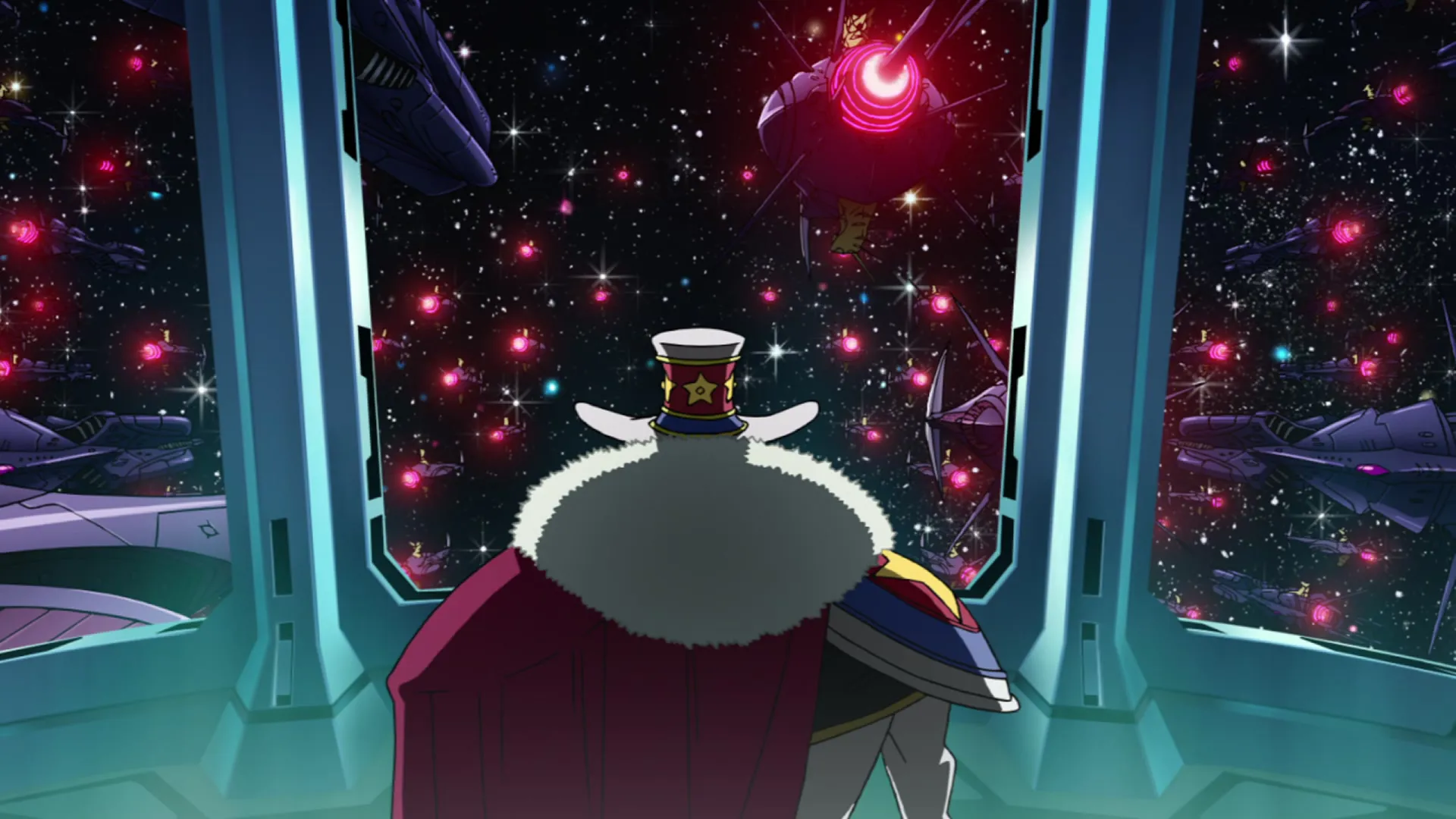space-themed anime; Space Dandy screenshot