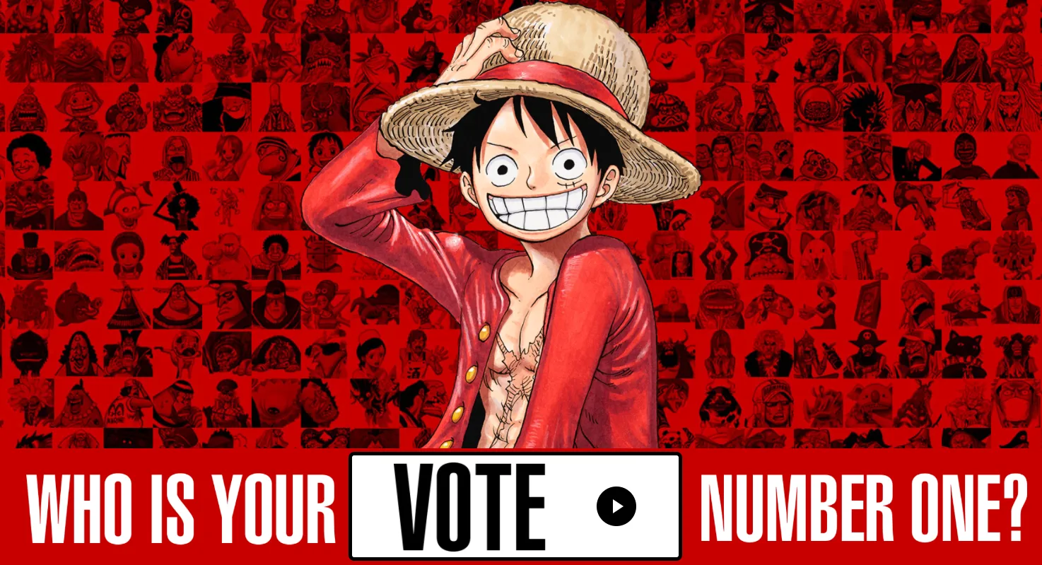 Shueisha and Shonen Jump launch the 1st Global ONE PIECE Character Popularity Contest!