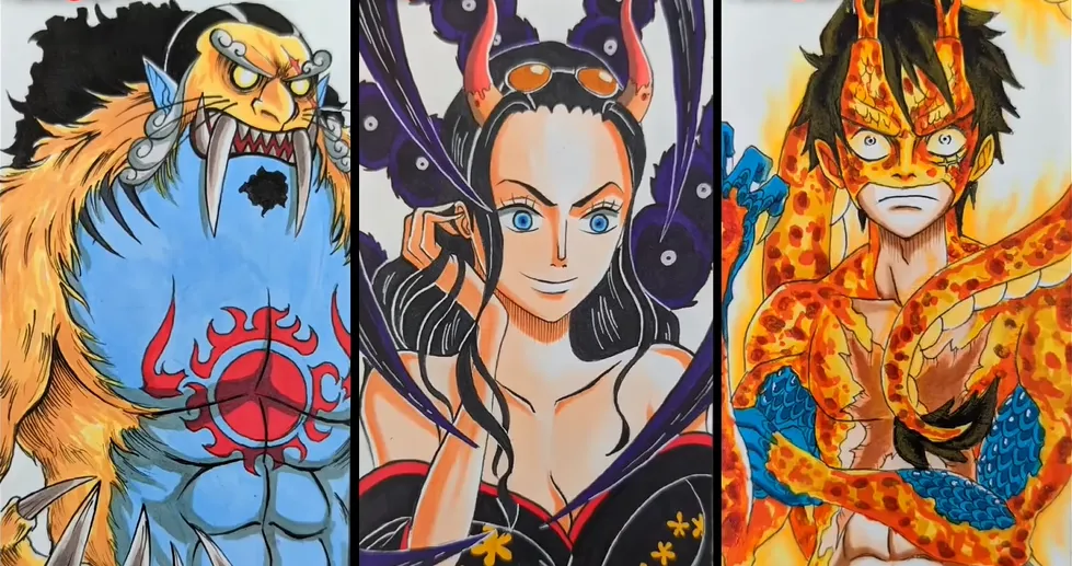 Straw Hat Korsanları Zoan Formlarında Beasts Korsanları Olarak