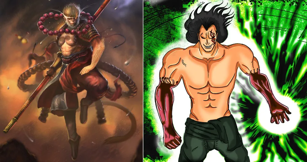 Dragon'un şeytan meyvesi Monkey-Monkey Meyvesi olabilir, Model: Sun Wukong